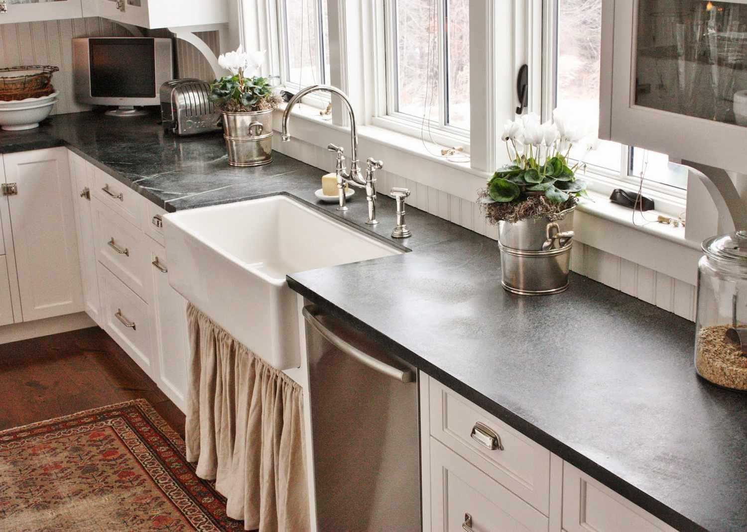 Soapstone Slabs Display